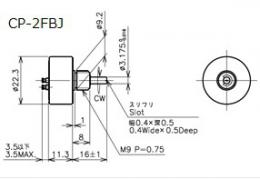 MIDORI回転角度センサCP-2FB(b)J
