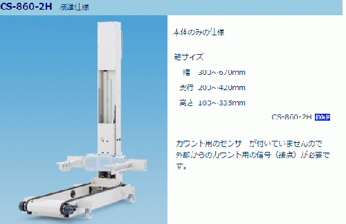 sugiden自動箱替装置CS-860-2H