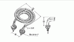 SAKAGUCHI坂口電熱水加熱用　パイプヒーターPW-300