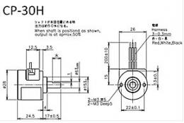 MIDORI回転角度センサCP-30H