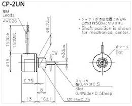 MIDORI回転角度センサCP-2UN