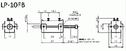 MIDORI直線変位センサLP-10FB