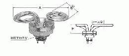 SAKAGUCHI坂口電熱水加熱用　パイプヒーターPIF-1.5