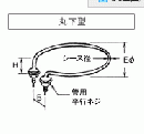 SAKAGUCHI坂口電熱水加熱用　パイプヒーターP3F-5